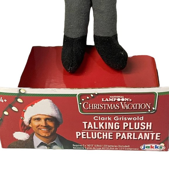 Jakks Toys National Lampoons Christmas Vacation Clark Griswold Talking Plush Pull String